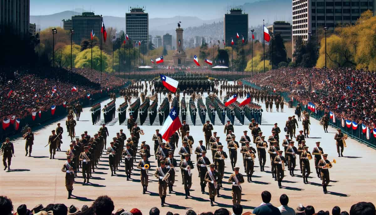 Celebración del Día de las Glorias del Ejército en Chile