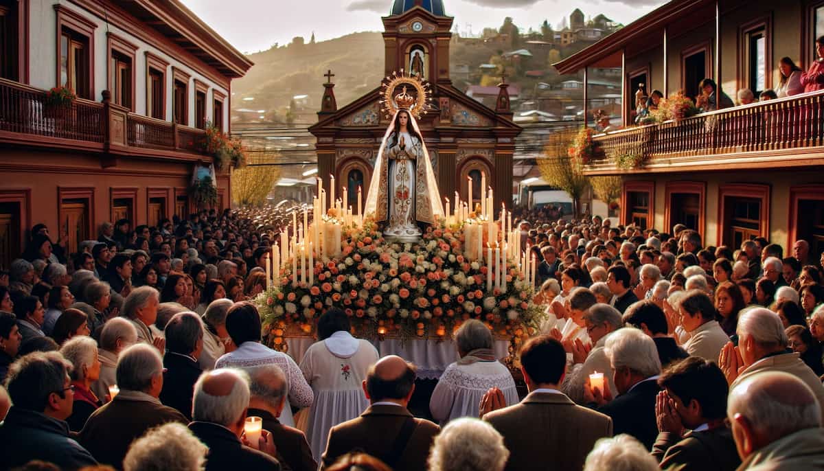 Celebración de la Asunción de la Virgen María en Chile