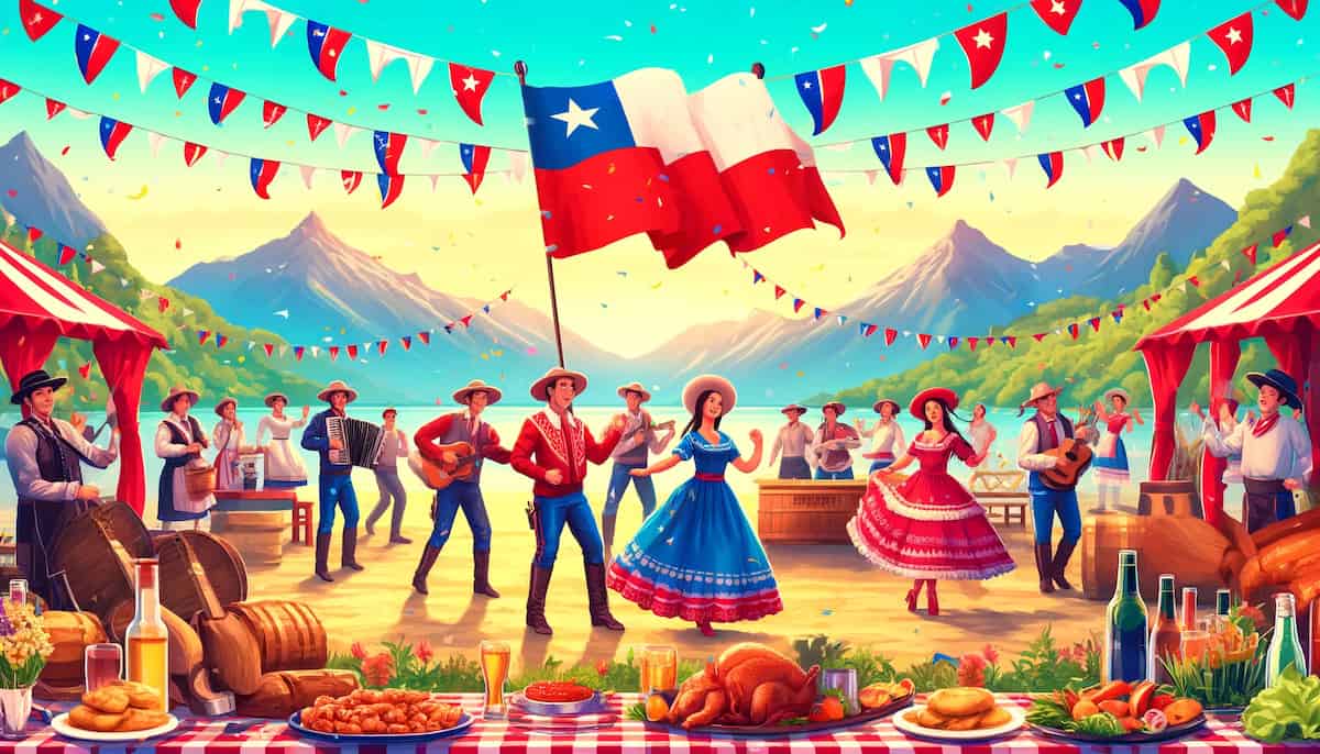 Celebración del Día de la Independencia en Chile