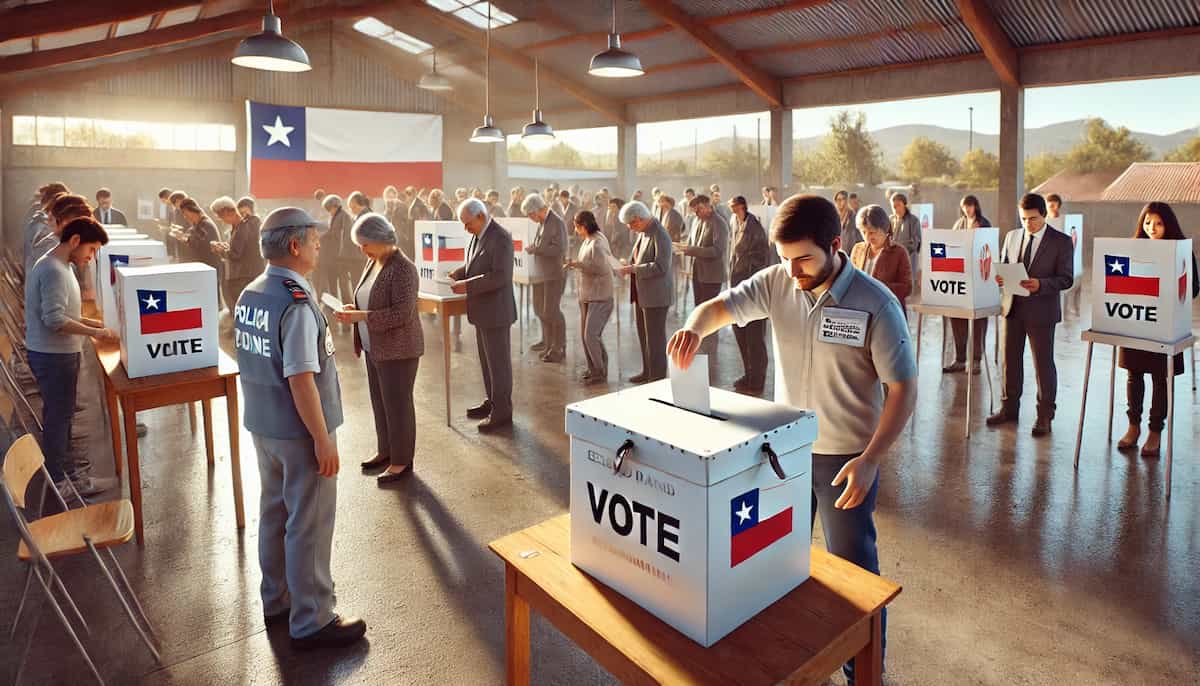 Imagen representando el feriado del 27 de noviembre en Chile debido a las elecciones de segunda vuelta de gobernadores regionales